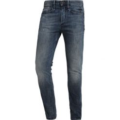 Denham BOLT Jeans Skinny Fit darkblue denim. Niebieskie jeansy męskie Denham, z bawełny. Za 629.00 zł.