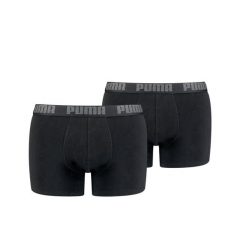 Bokserki męskie Puma Basic Boxer 2P. Czarne bokserki męskie Puma, m, bez wzorów. Za 164.50 zł.