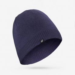 Czapka narciarska dla dorosłych Wedze Simple 100. Fioletowe czapki męskie WED'ZE, bez wzorów, z dzianiny, sportowe. Za 29.99 zł.