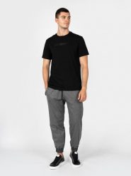 Les Hommes T-Shirt "LH Logo" | LBT1026700F | Mężczyzna | Czarny. Czarne t-shirty męskie Les Hommes, l, bez wzorów, z bawełny, bez kołnierzyka, bez ramiączek. W wyprzedaży za 399.00 zł.