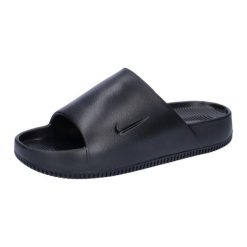 Klapki męskie Nike Calm Slide. Czarne klapki i japonki męskie Nike, bez wzorów, z materiału. Za 391.00 zł.