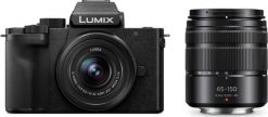 Aparat Panasonic Lumix DC-G100D + G Vario 12-32mm f/4.0-5.6 Mega OIS + 45-150mm f/4.0-5.6 (DC-G100DWEGK). Bezlusterkowce PANASONIC. Za 4,064.26 zł.