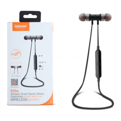 Ipipoo iL91BL Black Sport Bluetooth 4.2. Czarne słuchawki bluetooth ipipoo. Za 49.90 zł.
