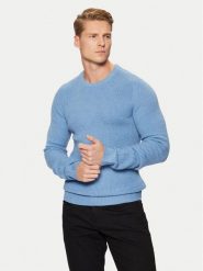 Blend Sweter 20717277 Błękitny Regular Fit. Niebieskie kardigany męskie Blend, m, bez wzorów, z syntetyku, bez ramiączek. Za 99.99 zł.