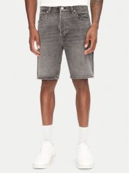 Levi's® Szorty jeansowe 501® 36512-0254 Czarny Regular Fit. Czarne szorty męskie bez wzorów, z bawełny. Za 219.99 zł.