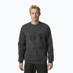 Sweter męski Helly Hansen Arctic Ocean Sweater. Szare swetry męskie Helly Hansen, bez wzorów, sportowe, bez kołnierzyka, bez ramiączek. Za 159.99 zł.