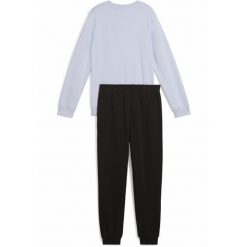 Młodzieżowy dres Essentials z logo No. 1 z bluzą PUMA Cool Weather Blue. Niebieskia bluzy nierozpinane męskie Puma, m, bez wzorów, z dresówki, młodzieżowe, bez ramiączek, bez kaptura. W wyprzedaży za 134.00 zł.