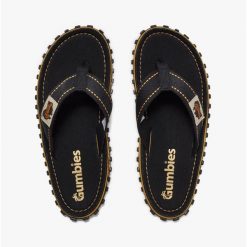 Japonki Gumbies Islander Canvas Flip-Flops. Czarne klapki i japonki męskie Gumbies, bez wzorów. Za 81.99 zł.