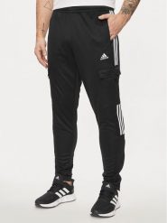 Adidas Spodnie dresowe IA3067 Czarny Regular Fit. Czarne długie spodnie sportowe męskie ADIDAS, bez wzorów, z dresówki, na fitness i siłownię. Za 179.99 zł.