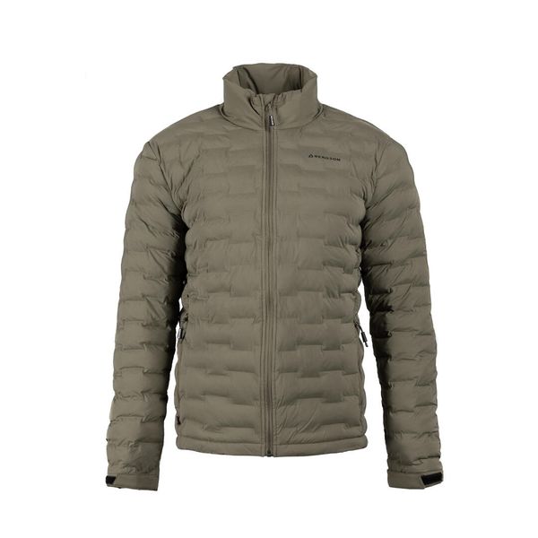 Kurtka Primaloft męska Solace. Brązowe kurtki męskie Bergson, na jesień, m, bez wzorów, z puchu, sportowe, bez ramiączek, bez kaptura. W wyprzedaży za 430.00 zł.