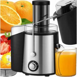 SOKOWIRÓWKA WYCISKARKA DO OWOCÓW SOKÓW WYSOKOOBROTOWA POJEMNIK NA SOK 800W. Sokowirówki i wyciskarki do soków Memflow. Za 104.90 zł.