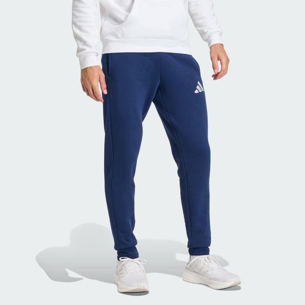 Spodnie dresowe Entrada 26. Białe spodnie dresowe męskie ADIDAS, bez wzorów, z dresówki. Za 199.00 zł.