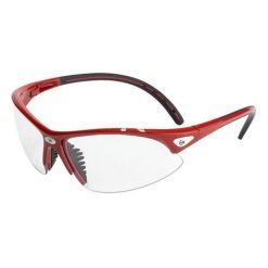 Okulary ochronne do squasha Dunlop Protective Eyewear Comp Players. Czerwone okulary przeciwsłoneczne męskie Dunlop, bez wzorów, sportowe. Za 140.25 zł.