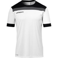 Polo Uhlsport Offense 23. Białe koszulki polo męskie Uhlsport, m, bez wzorów, sportowe, bez kołnierzyka, bez ramiączek. Za 122.50 zł.