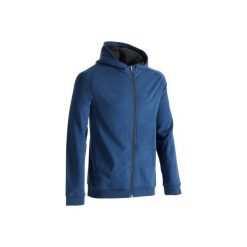 Bluza na zamek z kapturem Gym & Pilates 500 męska. Bluzy z kapturem męskie marki DOMYOS. W wyprzedaży za 54.99 zł.