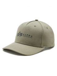 Alpha Industries Czapka z daszkiem 126912 Zielony. Zielone czapki męskie Alpha Industries, bez wzorów, z bawełny. Za 79.99 zł.