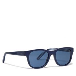 Okulary przeciwsłoneczne Polo Ralph Lauren. Niebieskie okulary przeciwsłoneczne męskie Polo Ralph Lauren, bez wzorów. Za 429.99 zł.
