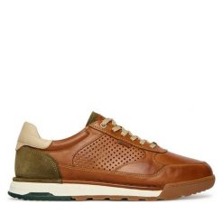 Półbuty Pikolinos. Brązowe codzienne półbuty męskie Pikolinos, bez wzorów, bez obcasa, bez zapięcia. Za 639.99 zł.