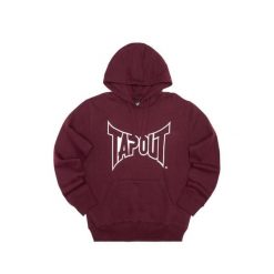 Bluza z kapturem Tapout Lifestyle Basic Hoodie. Czerwone bluzy z kapturem męskie TAPOUT, m, bez wzorów, z kapturem. Za 239.50 zł.
