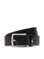 Tommy Hilfiger Pasek Męski New Denton 3.5 Belt AM0AM08360 Czarny. Czarne paski męskie Tommy Hilfiger, bez wzorów, ze skóry. Za 129.99 zł.