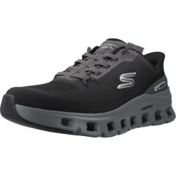 Buty SKECHERS ARCH FIT GLIDE STEP PRO Czarny. Czarne buty trekkingowe męskie Skechers, bez wzorów, z tkaniny, bez zapięcia, trekkingowe, skechers sport. Za 519.99 zł.