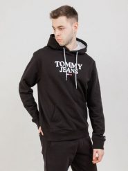 Tommy Hilfiger Bluza męska Tommy Hilfiger DM0DM12941-BDS - S. Bluzy nierozpinane męskie Tommy Hilfiger, m, bez wzorów, bez ramiączek, bez kaptura. Za 329.00 zł.