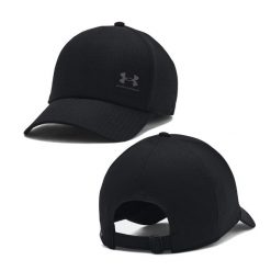 Czapka z daszkiem unisex UNDER ARMOUR ArmourVent Adjustable Cap. Czarne czapki męskie Under Armour, bez wzorów, sportowe. Za 83.99 zł.