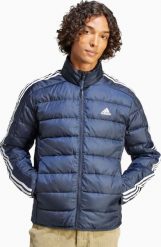 Kurtka męska adidas Essentials 3-Stripes Light Down granatowa IK3205 S. Kurtki męskie ADIDAS, m, bez wzorów, bez ramiączek, bez kaptura. Za 649.02 zł.