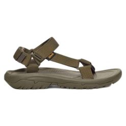 Sandały turystyczne męskie Teva Hurricane XLT2. Zielone buty zimowe męskie Teva, bez wzorów, sportowe, bez obcasa, bez zapięcia. Za 251.99 zł.