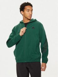 Adidas Polar Future Icons 3-Stripes IW6079 Zielony Regular Fit. Zielone bluzy z polaru męskie ADIDAS, m, bez wzorów, z polaru, bez ramiączek, bez kaptura. Za 269.99 zł.