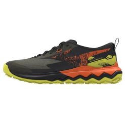 Buty trailowe Mizuno Wave Ibuki 5. Zielone buty do biegania męskie Mizuno, bez wzorów, bez zapięcia, do biegania, mizuno wave. Za 339.99 zł.