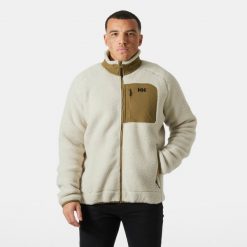 Kurtka z dresu Helly Hansen Panorama Pile Block. Szare kurtki męskie Helly Hansen, bez wzorów, z dresówki, sportowe, bez ramiączek, bez kaptura. Za 568.00 zł.