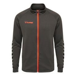 Kurtka Hummel Zip hmlAUTHENTIC Poly. Szare kurtki męskie HUMMEL, m, bez wzorów, bez kaptura, na fitness i siłownię. W wyprzedaży za 165.50 zł.