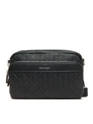 Calvin Klein Saszetka Emblem Emboss Camera Bag LV04D3203G Czarny. Czarne saszetki męskie Calvin Klein, bez wzorów, ze skóry. Za 369.99 zł.