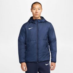 Kurtka Męska z Kapturem Nike Team Park 20. Białe kurtki męskie Nike, m, bez wzorów, z syntetyku, bez ramiączek, z kapturem. Za 329.99 zł.