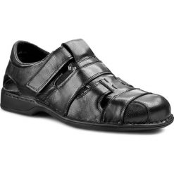 Półbuty GREGOR - 01245-ME-K10 Czarny. Czarne codzienne półbuty męskie Gregor, ze skóry, klasyczne. W wyprzedaży za 169.00 zł.