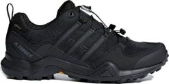 Buty trekkingowe męskie Adidas Terrex Swift R2 GTX czarne r. 46. Czarne buty trekkingowe męskie ADIDAS, bez wzorów, bez zapięcia, adidas terrex. Za 681.45 zł.