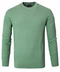 Lekki, Męski Sweter Bawełniany - Pako Jeans - Jasnozielony. Zielone kardigany męskie Pako Jeans, l, bez wzorów, z bawełny, bez ramiączek. Za 189.00 zł.