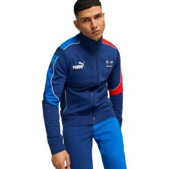 Kurtka Puma Bmw Mms Mt7 Sweat Jacket, Mężczyźni. Niebieskie kurtki męskie Puma, m, bez wzorów, z bawełny, bez ramiączek, bez kaptura. Za 490.00 zł.