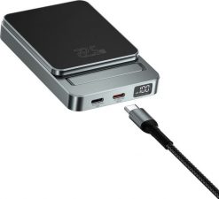 Powerbank 4smarts 4smarts Wireless Powerbank OneStyle 5000mAh MagSafe, schwarz. Powerbanki 4smarts. Za 83.39 zł.
