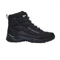 Buty trekkingowe męskie Columbia Firecamp Boot. Czarne buty trekkingowe męskie Columbia, bez wzorów, z materiału, za kostkę, bez zapięcia, trekkingowe. Za 545.00 zł.