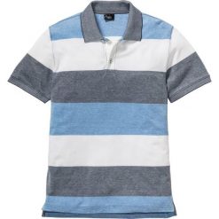 Shirt polo w paski bonprix niebiesko-biały. Koszulki polo męskie marki bonprix. Za 69.99 zł.