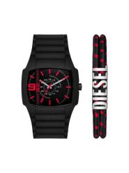 Diesel Zegarek Cliffhanger DZ2191SET Czarny. Czarne, analogowe zegarki męskie Diesel. Za 559.99 zł.