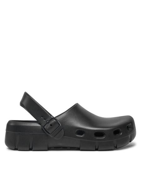 Birkenstock Klapki Birki Flow EVA 1027684 Czarny. Czarne klapki i japonki męskie Birkenstock, bez wzorów, z syntetyku. Za 349.99 zł.
