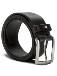Tommy Hilfiger Pasek Męski New Denton Belt 4.0 E367863162 85 Czarny. Czarne paski męskie Tommy Hilfiger, bez wzorów, ze skóry. Za 179.99 zł.