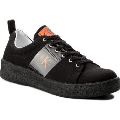 Sneakersy CALVIN KLEIN JEANS - Gerardo Twill S0528 Black. Czarne buty sportowe na co dzień męskie Calvin Klein Jeans, z jeansu, klasyczne. Za 569.90 zł.