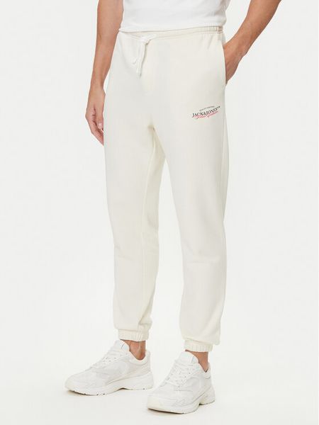 Jack & Jones Spodnie dresowe Kane Billy 12283257 Écru Relaxed Fit. Spodnie dresowe męskie Jack & Jones, bez wzorów, z dresówki. Za 89.99 zł.
