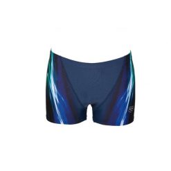 Kąpielówki bokserki męskie na basen Arena Shining Short. Niebieskie kąpielówki męskie ARENA, m, bez wzorów. Za 99.99 zł.