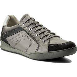 Półbuty GEOX - U Kristof A U620EA 08522 C9031 Stone/Dk Grey. Codzienne półbuty męskie Geox. W wyprzedaży za 299.00 zł.