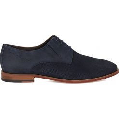 Granatowe półbuty męskie. Eleganckie półbuty męskie marki Kazar. Za 499.00 zł.